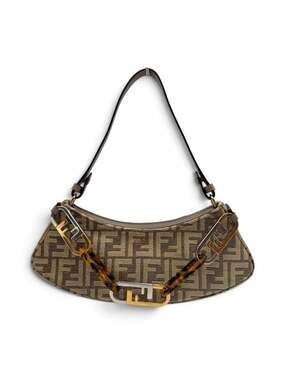Fendi O’Lock Swing FF Chenille Shoulder Bag